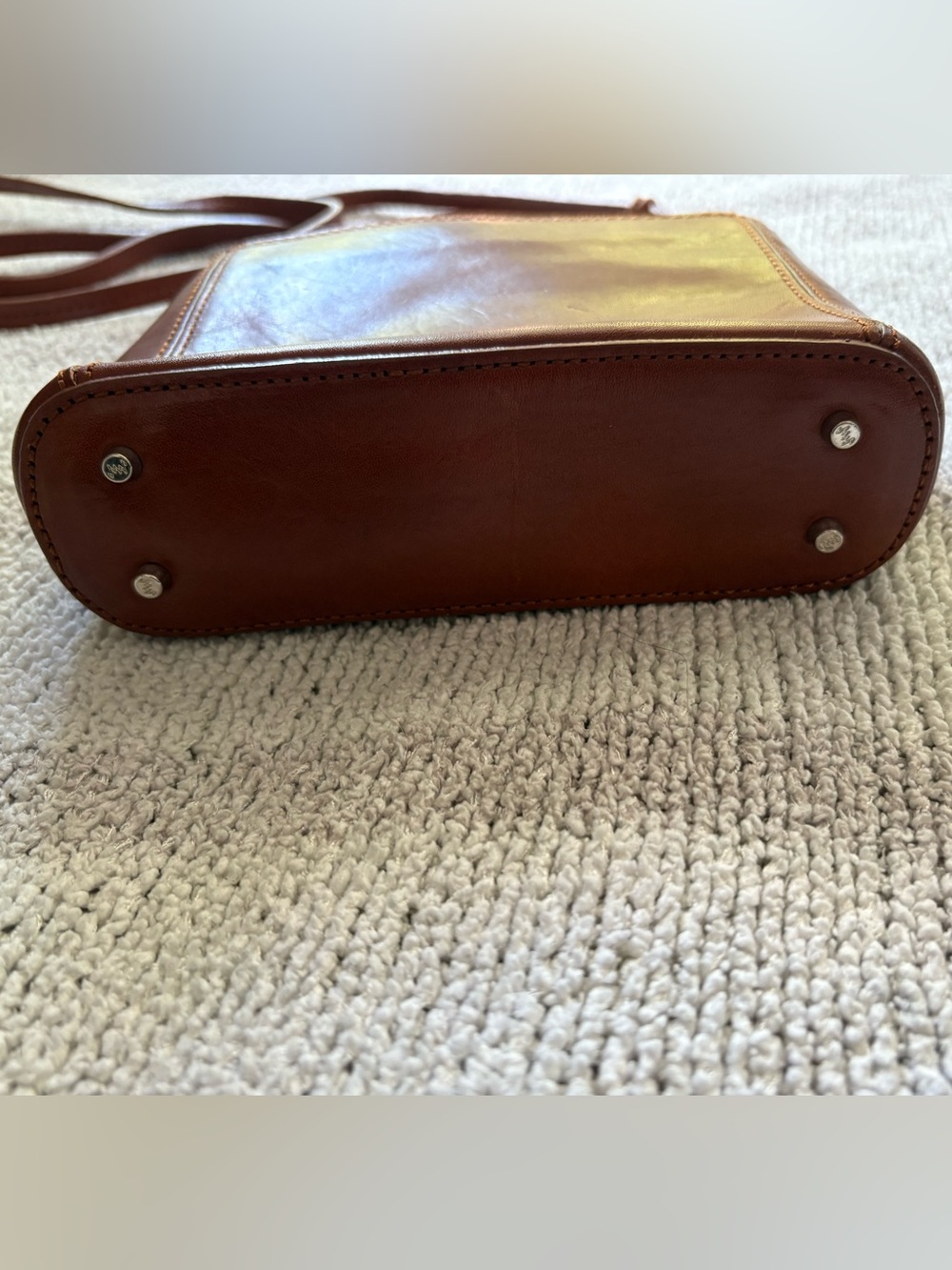Vintage Monsac Leather Crossbody - Picture 3 of 8